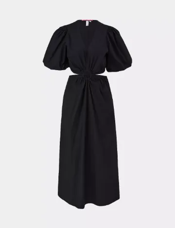 Rochie lunga Q/S, negru Negru