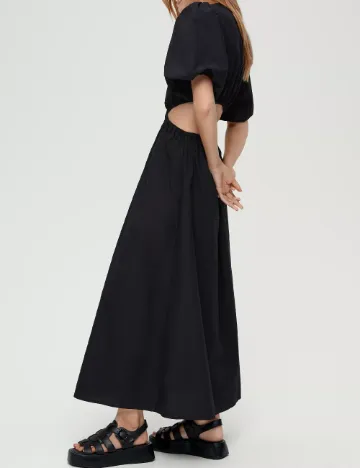 Rochie lunga Q/S, negru Negru