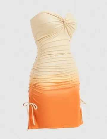 Rochie scurta SHEIN, portocaliu