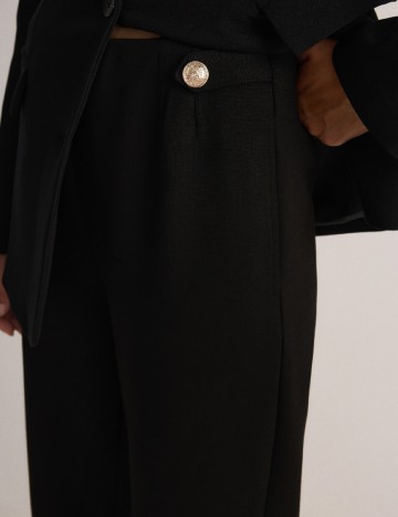 Pantaloni Reserved, negru