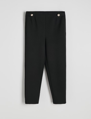 Pantaloni Reserved, negru