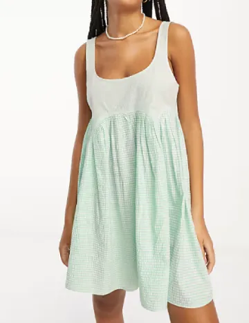 Rochie scurta ASOS, turcoaz Verde