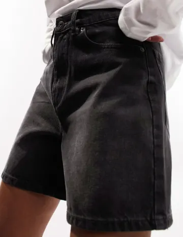 Pantaloni scurti ASOS, negru Negru