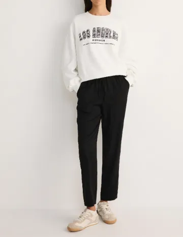 Pantaloni Reserved, negru Negru