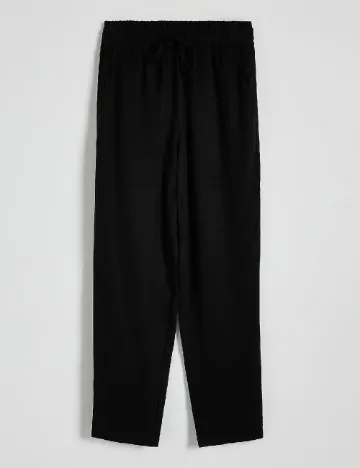 Pantaloni Reserved, negru Negru