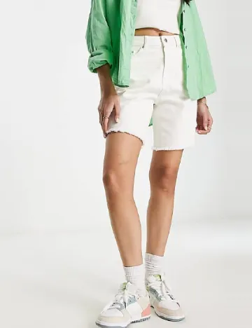 Pantaloni scurti Miss Selfridge, alb Alb