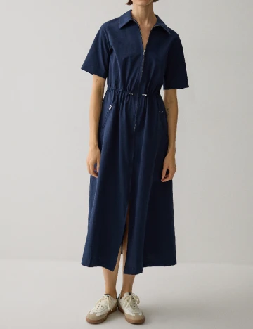 Rochie medie Reserved, bleumarin Albastru