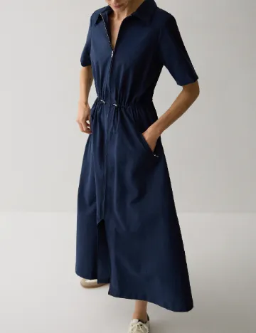 Rochie medie Reserved, bleumarin Albastru