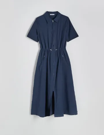 Rochie medie Reserved, bleumarin Albastru