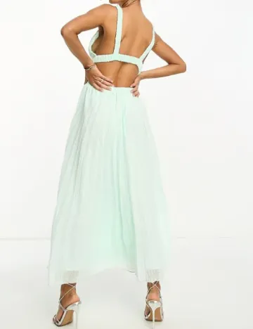 Rochie lunga ASOS, turcoaz Verde