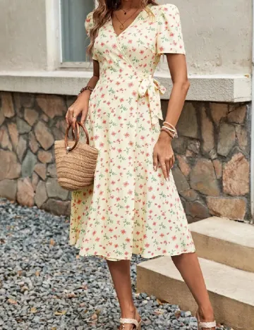 Rochie medie SHEIN, galben Galben