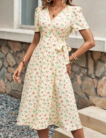 Rochie medie SHEIN, galben Galben