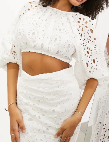 Top ASOS, alb Alb