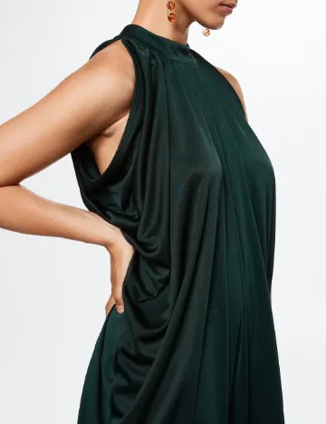 Rochie lunga Mango, verde inchis Verde