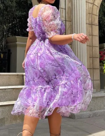 Rochie medie SHEIN CURVE, mov Mov