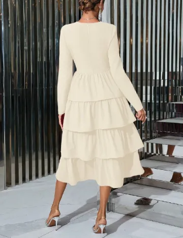 Rochie medie SHEIN, crem Crem