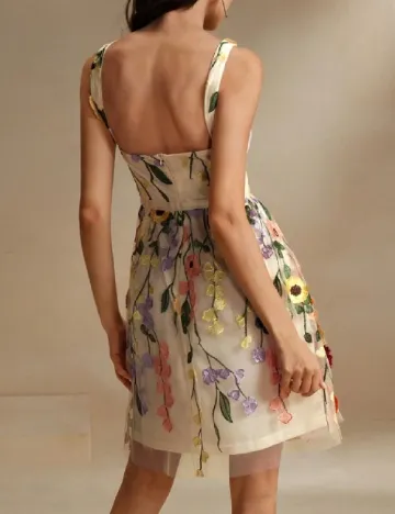 Rochie scurta Anewsta, floral print Floral print