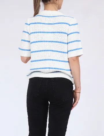 Bluza Jacqueline de Yong, alb Alb