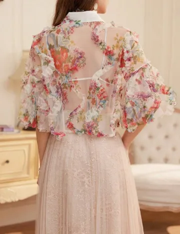Camasa SHEIN, floral print Floral print