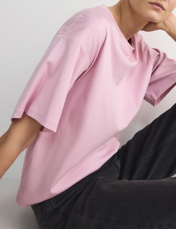 Tricou Oversize Reserved, roz