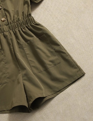 Salopeta Shein Kids, verde