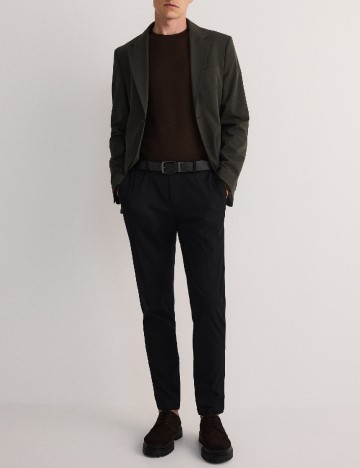Pantaloni Reserved, negru