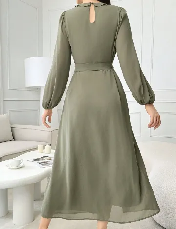Rochie lunga SHEIN, verde Verde