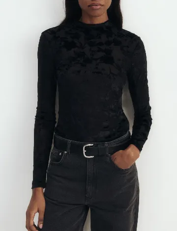 Bluza Reserved, negru Negru