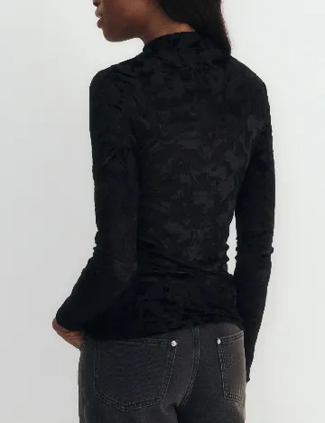 Bluza Reserved, negru Negru