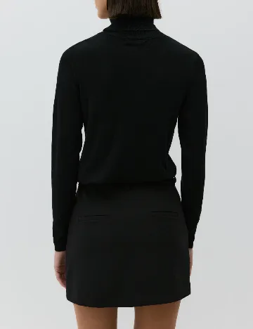 Fusta pantalon Reserved, negru Negru