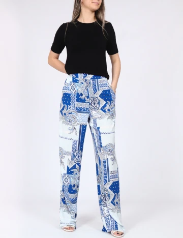 Pantaloni Vero Moda, albastru Albastru