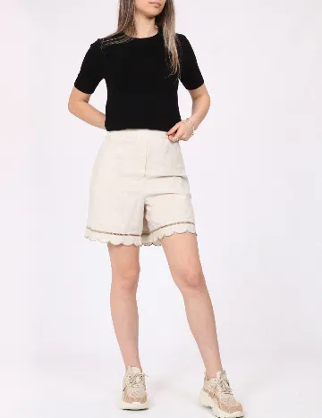 Pantaloni scurti Vero Moda, crem Crem