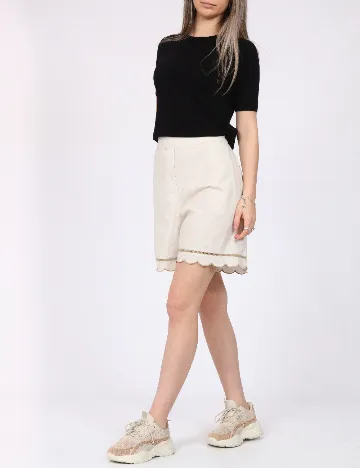 Pantaloni scurti Vero Moda, crem Crem
