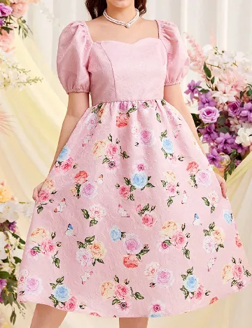 Rochie Shein Kids, roz Roz