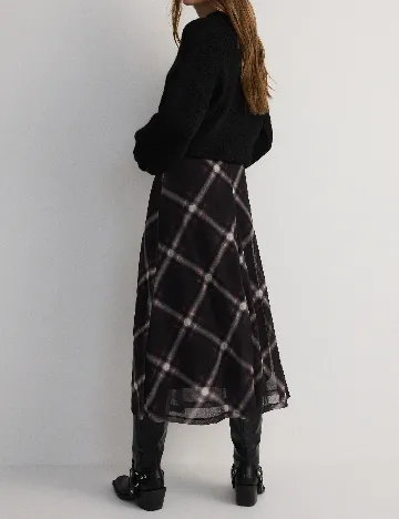 Fusta Reserved, negru Negru