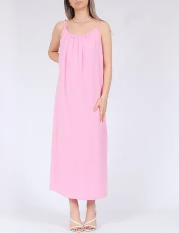 Rochie medie Pieces, roz Roz
