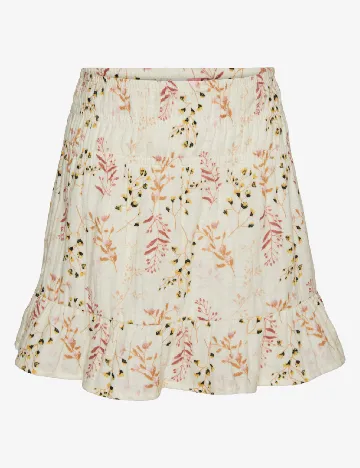Fusta Vero Moda Kids, crem