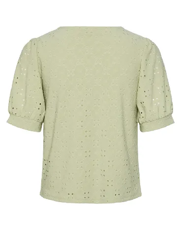 Bluza Pieces, verde Verde