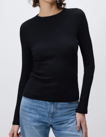 Bluza Reserved, negru Negru
