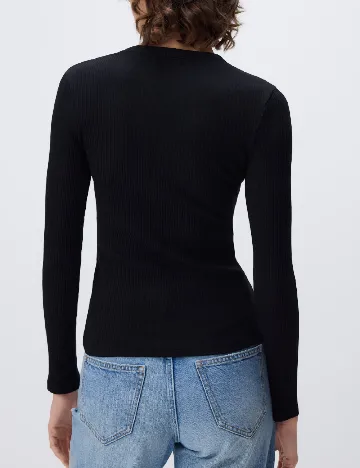 Bluza Reserved, negru Negru