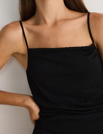 Rochie lunga Reserved, negru Negru