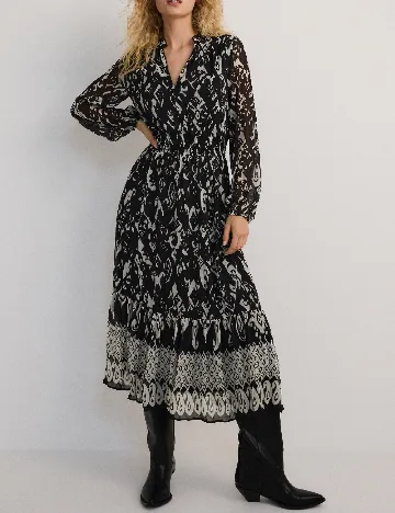 Rochie medie Reserved, negru