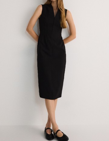 Rochie medie Reserved, negru