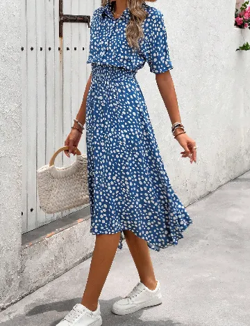 Rochie medie SHEIN, albastru Albastru