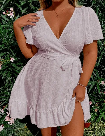 Rochie scurta SHEIN CURVE, lila Mov