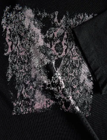 Tricou Reserved, negru