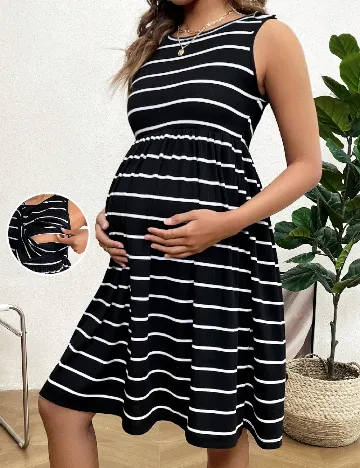 Rochie scurta SHEIN Maternity, negru Negru