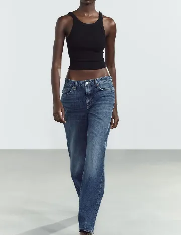 Top Zara, negru Negru