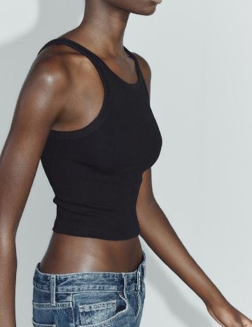 Top Zara, negru