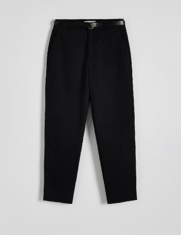 Pantaloni Reserved, negru